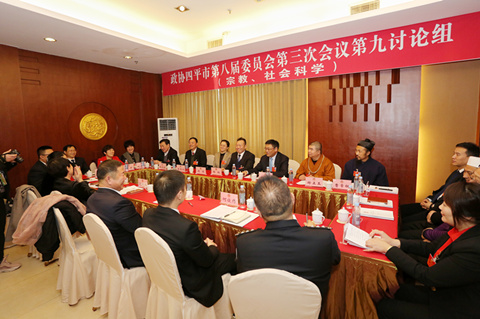 市政协主席杨枫参加分组讨论