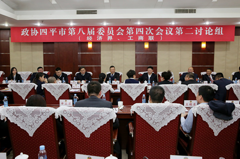 市政协主席杨枫、秘书长刘伟忠参加市政协八届四次会议分组讨论
